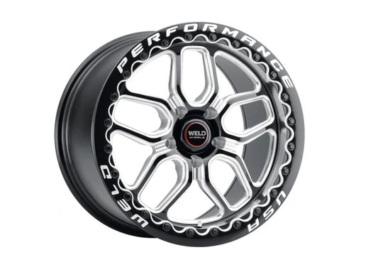 Weld Racing 18x5 Laguna Drag 5x114.3 ET23 BS2.1 Gloss BLK MIL DIA 78.1 S1528C067N23