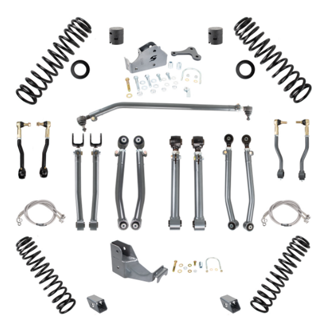 Rock Krawler 2021+ Ford Bronco (Ex. Raptor) Kit 3in Bronco X Factor System - Stg 1
