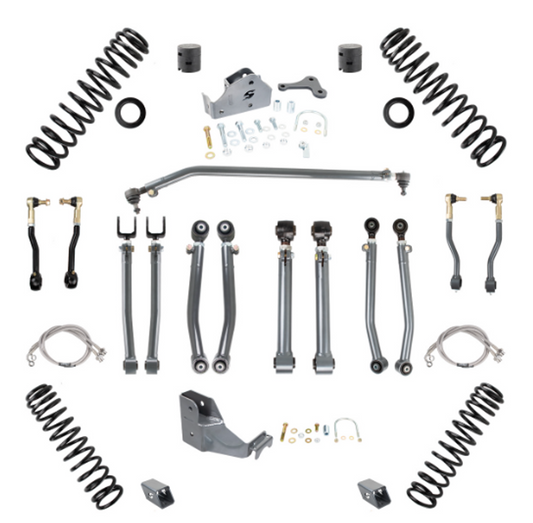 Rock Krawler 2021+ Ford Bronco (Ex. Raptor) Kit 3in Bronco X Factor System - Stg 1