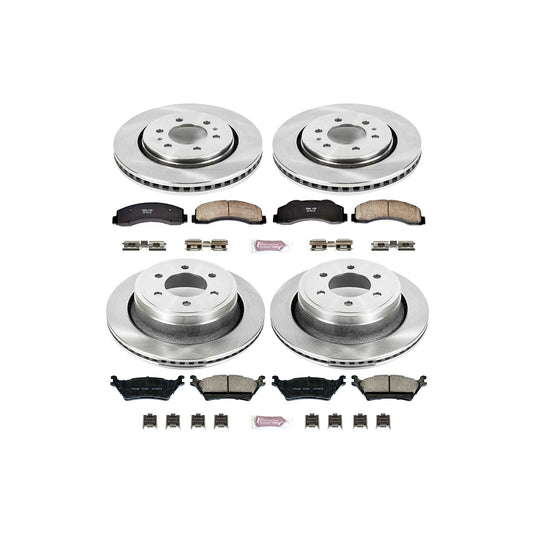 Power Stop 12-18 Ford F-150 Front & Rear Autospecialty Brake Kit