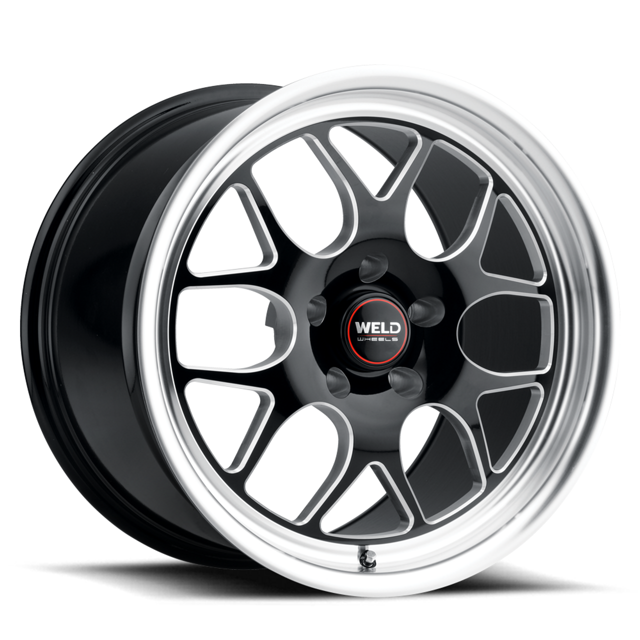 Weld Racing 18x10 Laguna Drag 5x114.3 ET45 BS 7.27 DIA 78.1 Gloss Black MIL