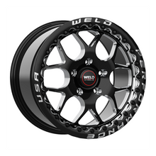 Load image into Gallery viewer, Weld 17x10 Laguna Beadlock 5x115 ET30 BS 6.68 Gloss Black 78.1