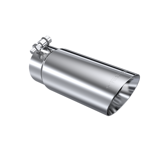 MBRP Universal Tip 3in O.D. Angled Rolled End 3 inlet 10 length - T5115 MBRP