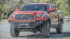 Body Armor 4X4 Desert Series Front Winch Bumper For 2016-2023 Toyota Tacoma - TC-19337