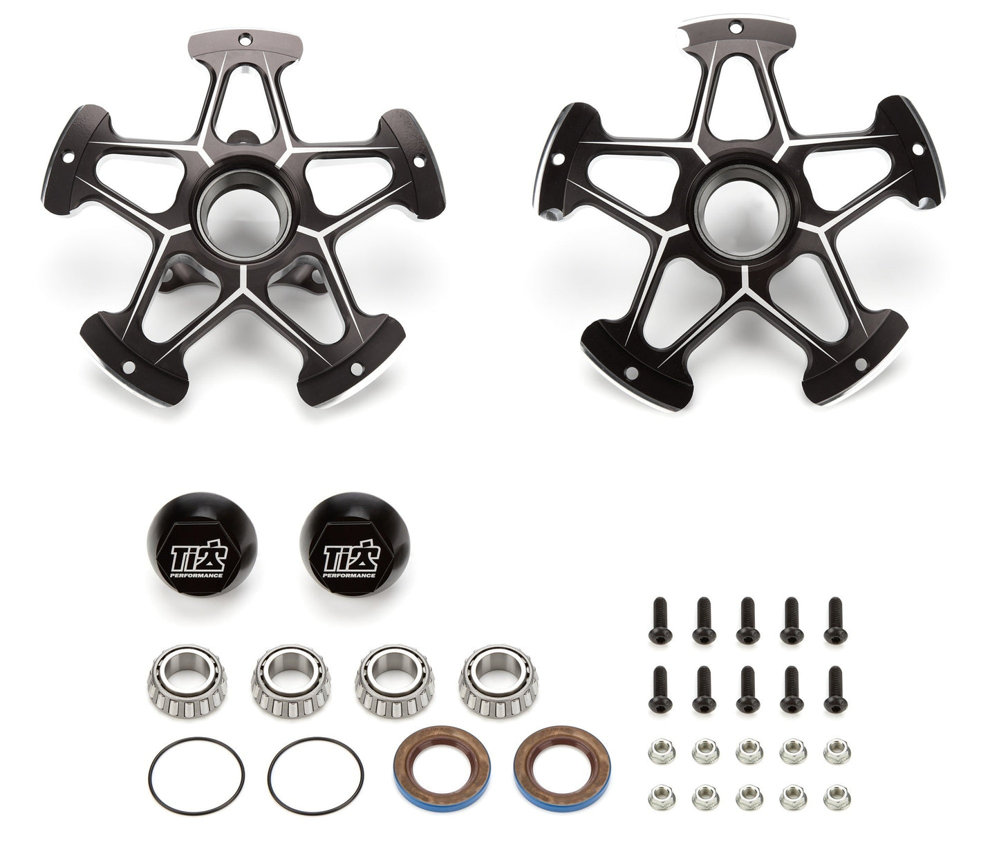 Direct Mount Front Hubs Super Lite Black Ti22 PERFORMANCE