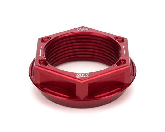 Axle Nut LH Lightweight Aluminum Red Ti22 PERFORMANCE