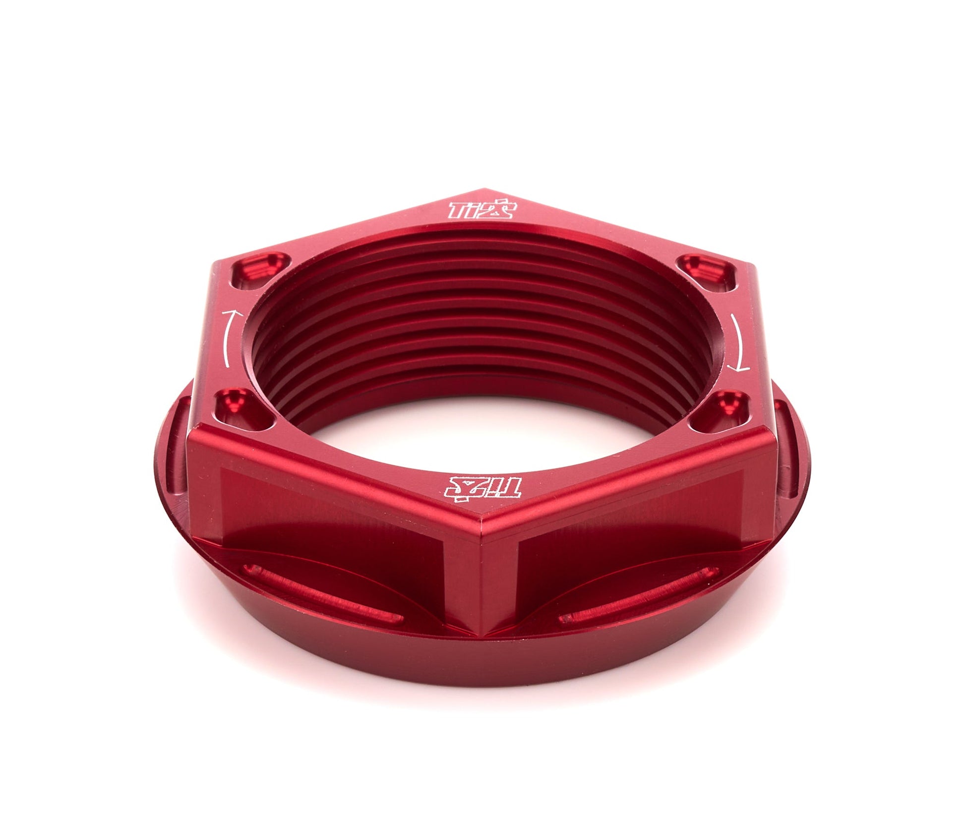 Axle Nut RH Lightweight Aluminum Red Ti22 PERFORMANCE