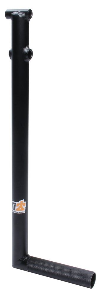 Chromoly Brake Pedal 1in Raised Rail Black Ti22 PERFORMANCE