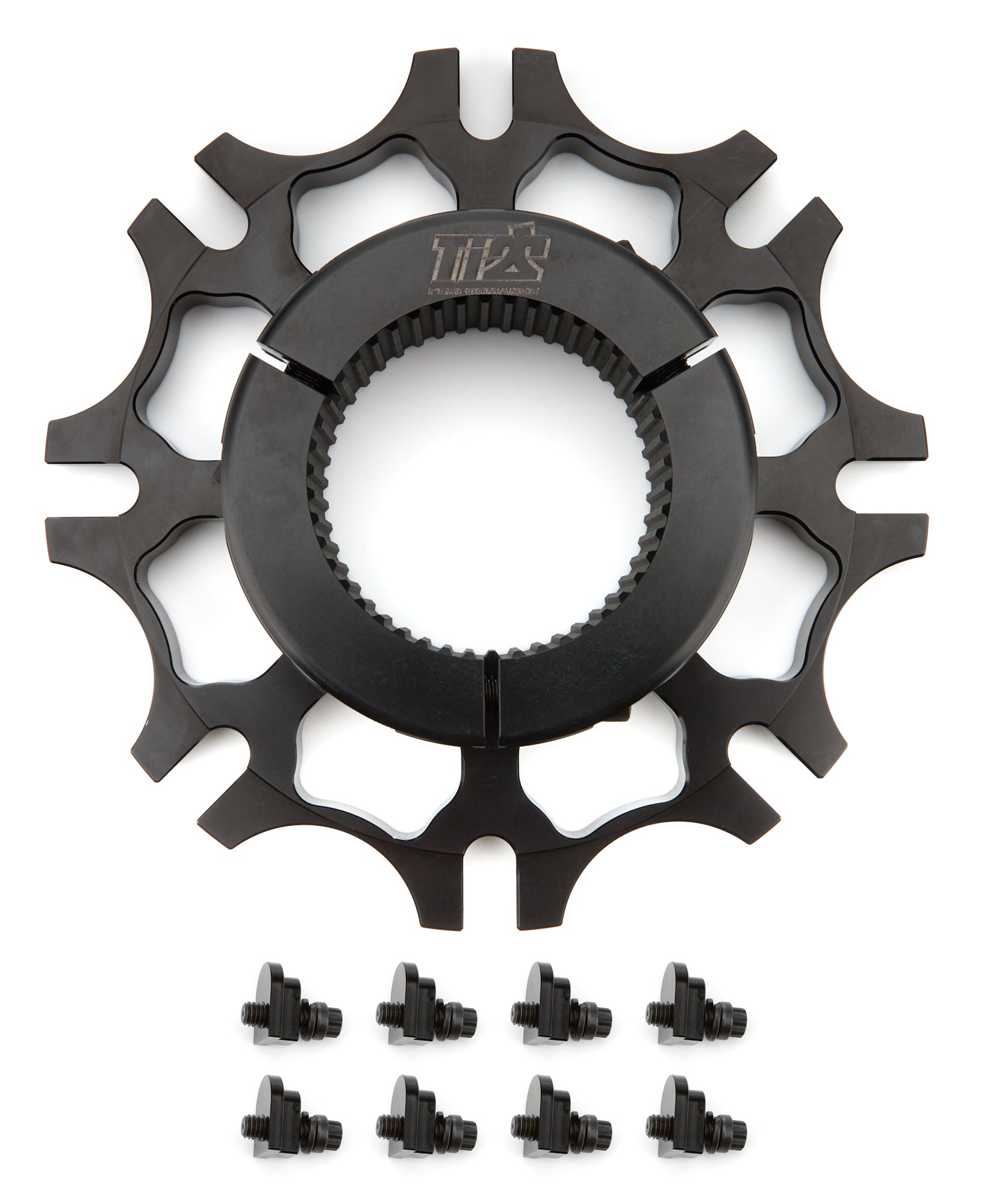 Brake Rotor Hub Inboard Splined Black Aluminum Ti22 PERFORMANCE
