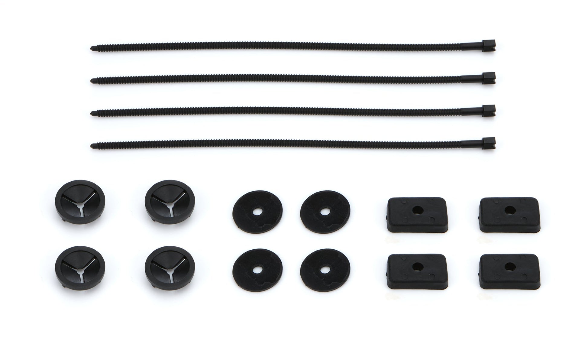 Radiator Screen Mounting Kit Ste of 4 Black Nylon Ti22 PERFORMANCE