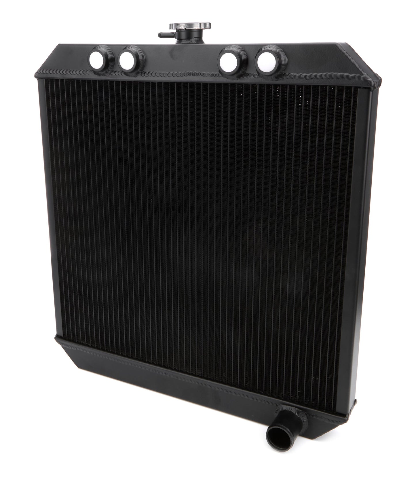 Sprint Car Radiator Down Flow Black 4 -10 Inlet Ti22 PERFORMANCE