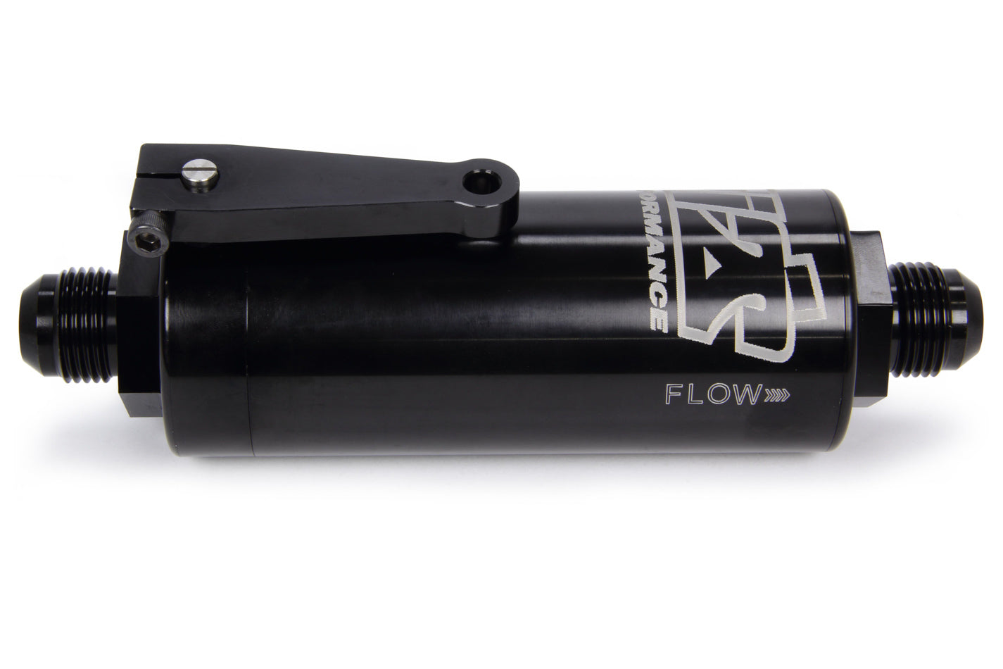 10 AN Fuel Filter With Shutoff Black 100 Micron Ti22 PERFORMANCE