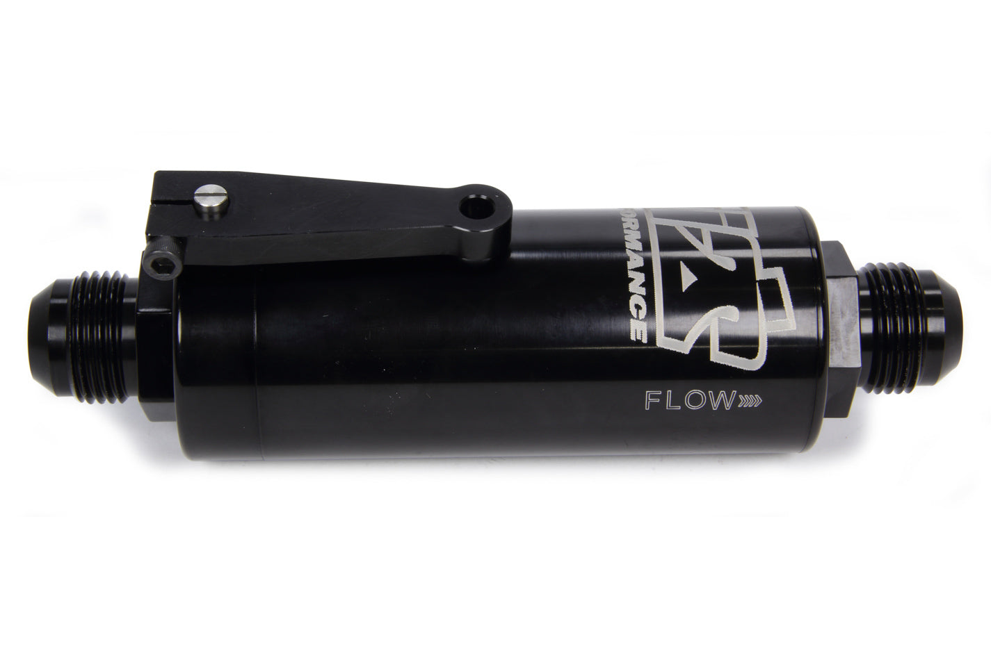 12 AN Fuel Filter With Shutoff Black 100 Micron Ti22 PERFORMANCE