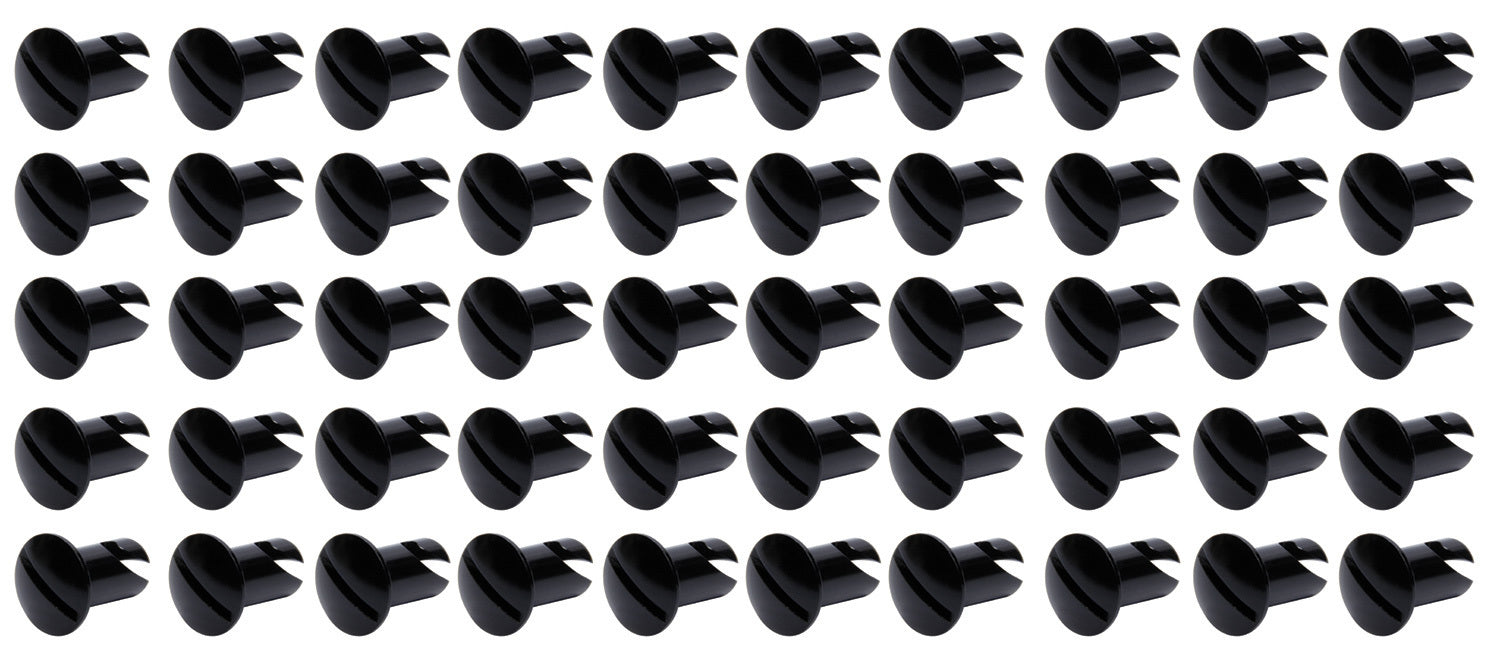 Oval Head Dzus Buttons .550 Long 50 Pack Black Ti22 PERFORMANCE