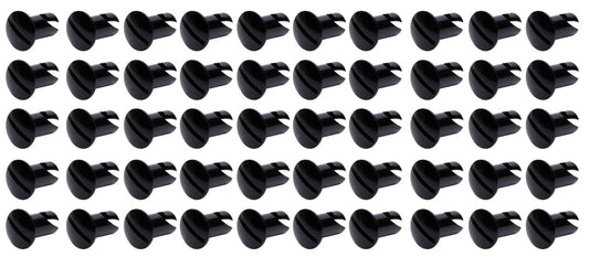 Oval Head Dzus Buttons .550 Long 50 Pack Black Ti22 PERFORMANCE