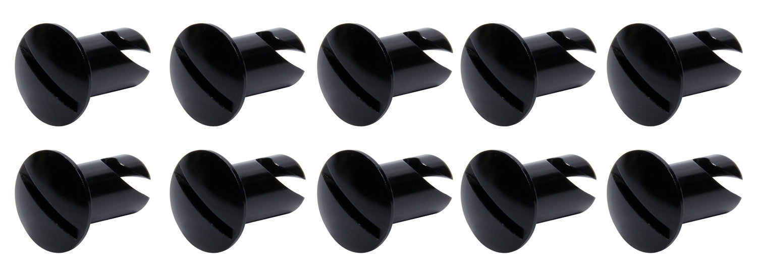 Oval Head Dzus Buttons .550 Long 10 Pack Black Ti22 PERFORMANCE