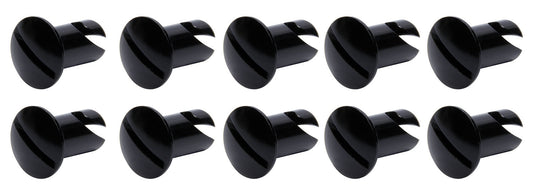 Oval Head Dzus Buttons .550 Long 10 Pack Black Ti22 PERFORMANCE