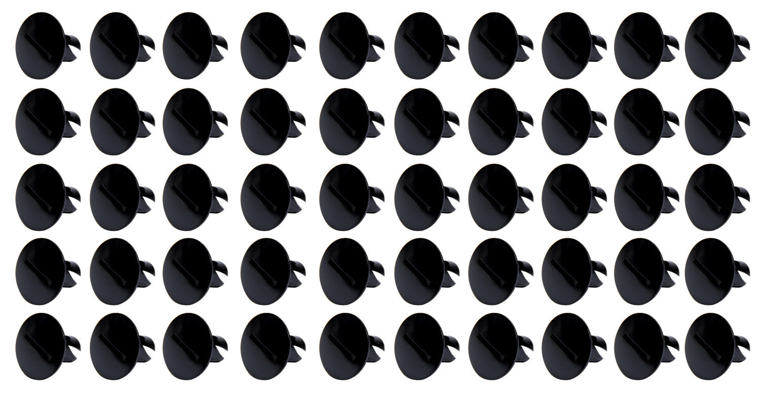 Large Head Dzus Buttons .500 Long 50 Pack Black Ti22 PERFORMANCE