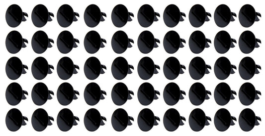 Large Head Dzus Buttons .500 Long 50 Pack Black Ti22 PERFORMANCE