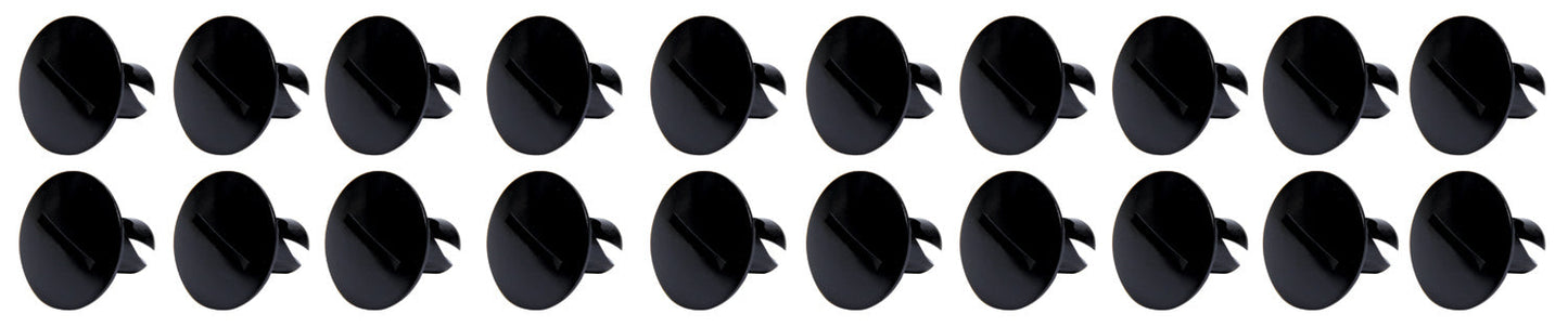 Large Head Dzus Buttons .500 Long 10 Pack Black Ti22 PERFORMANCE