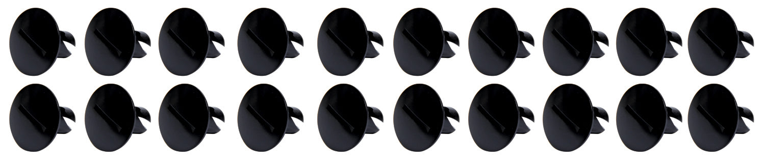 Large Head Dzus Buttons .500 Long 10 Pack Black Ti22 PERFORMANCE
