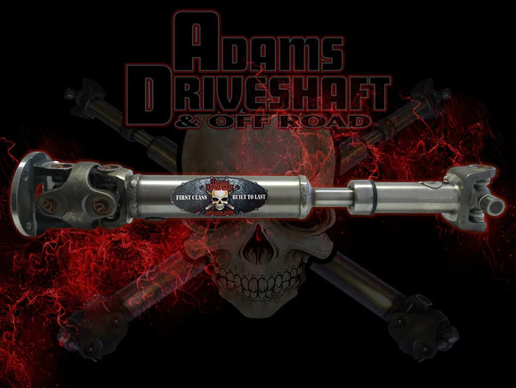 Adams Driveshaft Rear 1310 CV Driveshaft | Jeep TJ Rubicon | 1330 Rear Pinion | Extreme Duty Series