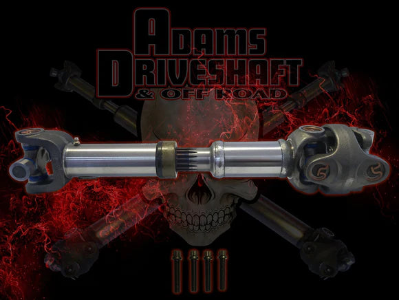 Adams Driveshaft Rear 1310 CV Driveshaft | Jeep TJ Non-Rubicon | Extreme Duty Series
