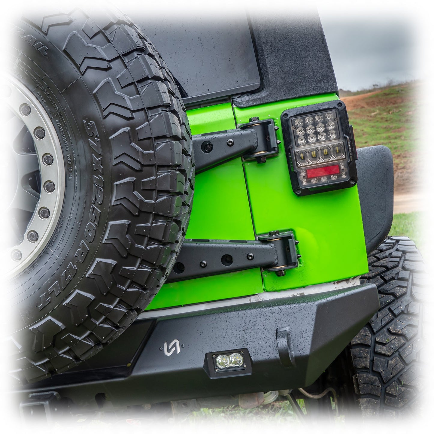 Turn Offroad 2007-2018 Jeep JK Hinge Mount Tire Carrier