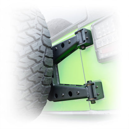 Turn Offroad 2007-2018 Jeep JK Hinge Mount Tire Carrier
