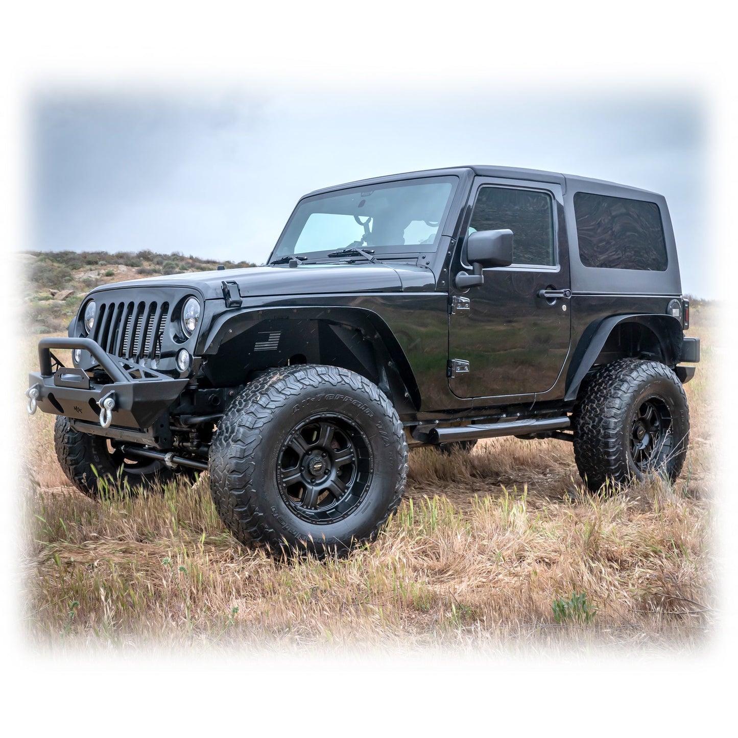 Turn Offroad 2007-2018 jeep JK 2 Door Squareback Hardtop 2 Piece
