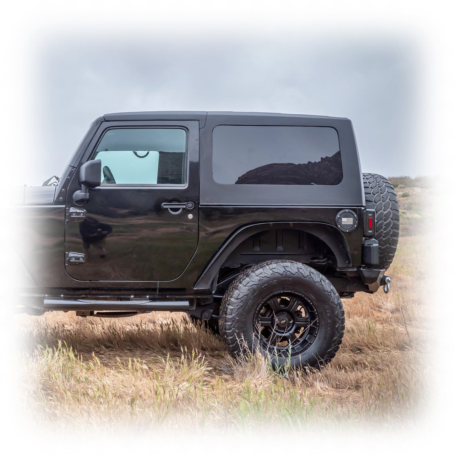 Turn Offroad 2007-2018 jeep JK 2 Door Squareback Hardtop 2 Piece
