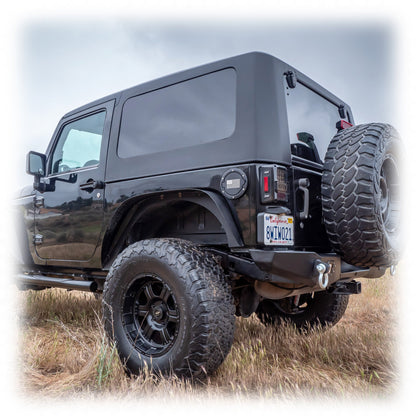 Turn Offroad 2007-2018 jeep JK 2 Door Squareback Hardtop 2 Piece