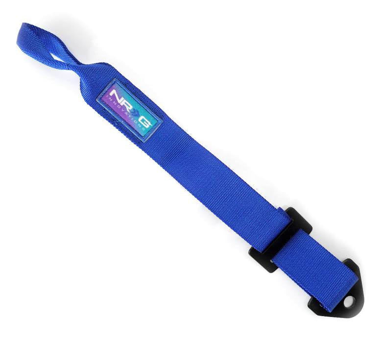 NRG Universal Tow Strap 24in Adjustable - Blue - TOW-10BL