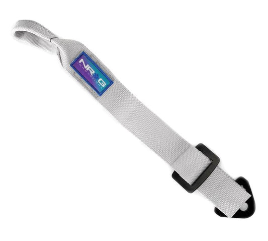 NRG Universal Tow Strap 24in Adjustable - Grey - TOW-10GY