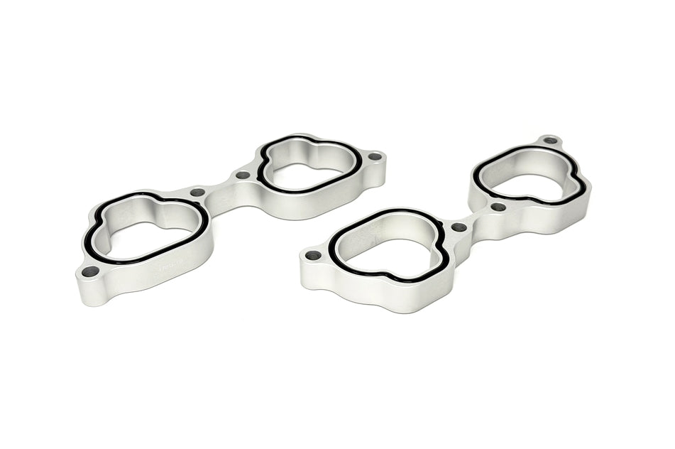 Torque Solution Subaru EJ Engines (w/ NA/JDM IM) 19mm Billet Intake Manifold Spacer - Silver