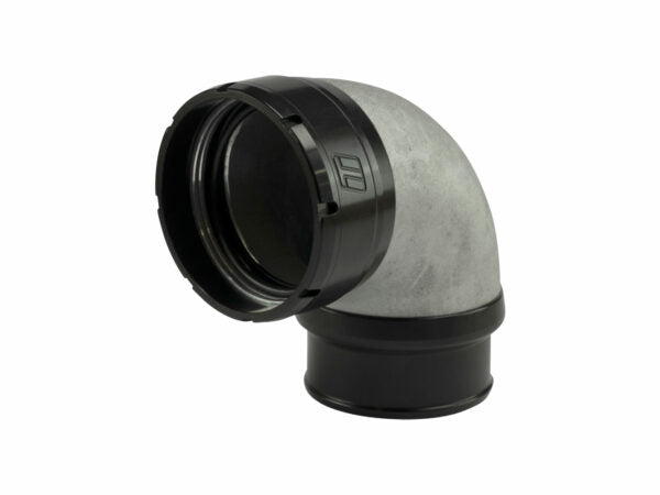 Turbosmart LockSleeve Turbo Adapter Compressor Outlet 2.50in to 90 Elbow Hose Barb 2.50in - TS-199-3023