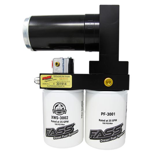 FASS 00-05 Ford Powerstroke F250/F350 (Excursion 6.0 and 7.3L) 250gph No Drop Titanium Fuel System