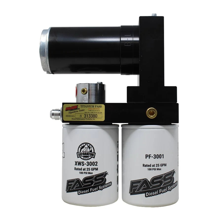 FASS TS 250G TITANIUM SIGNATURE SERIES FUEL LIFT PUMP 250GPH CUMMINS, CAT, DETROIT DIESEL TRUCKS