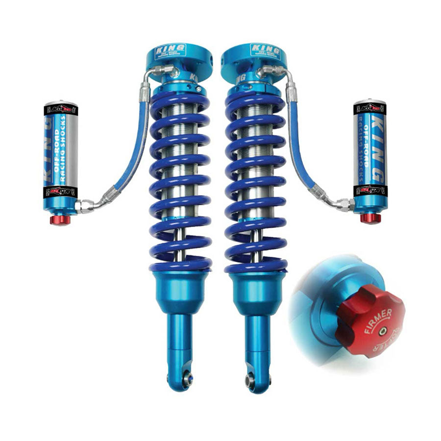 King Shocks 05+ Toyota Tacoma Front 2.5 Dia Remote Coilover w/Adjuster for use w/Long travel A-Arm