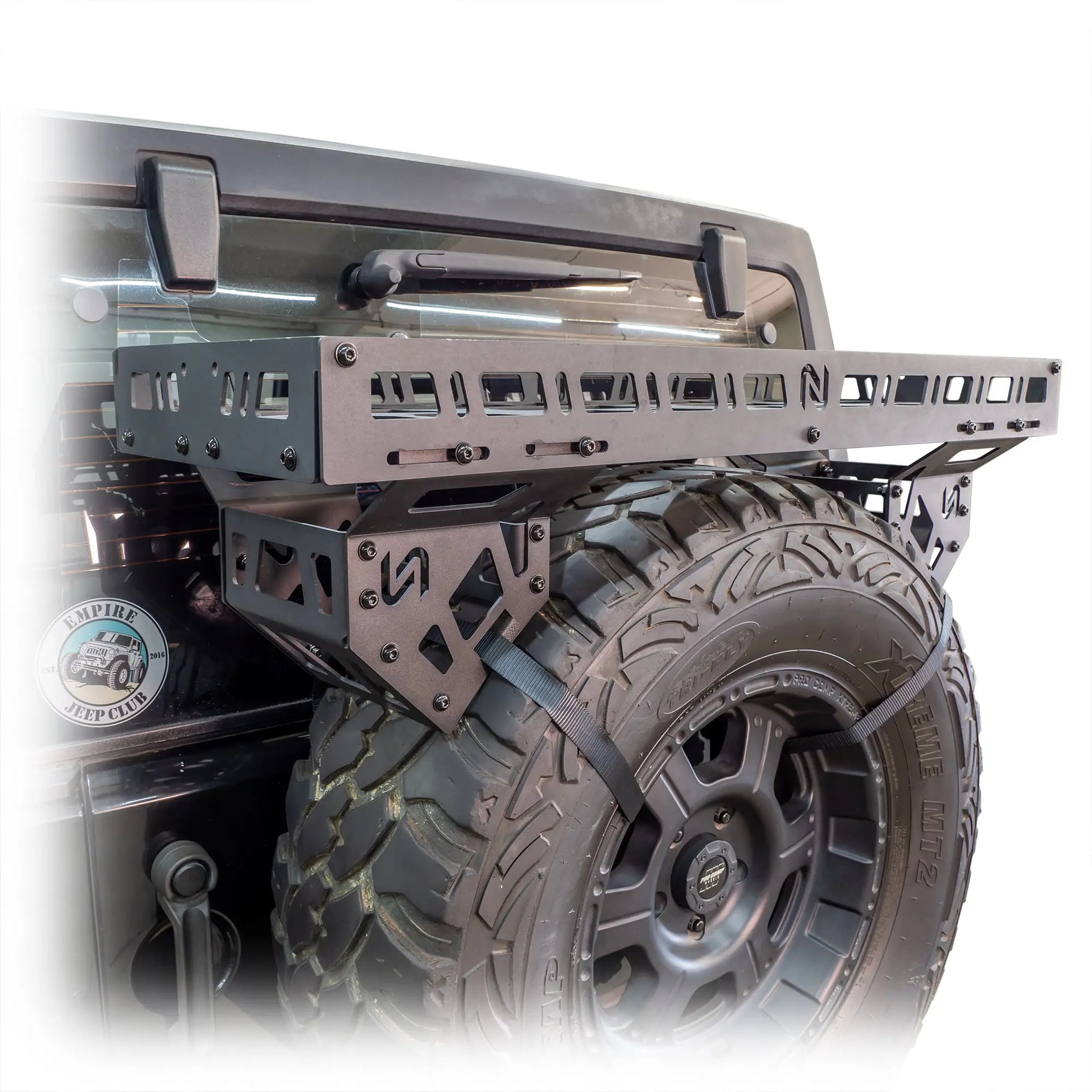 Turn Offroad Universal Spare Tire Storage Rack Turn Offroad