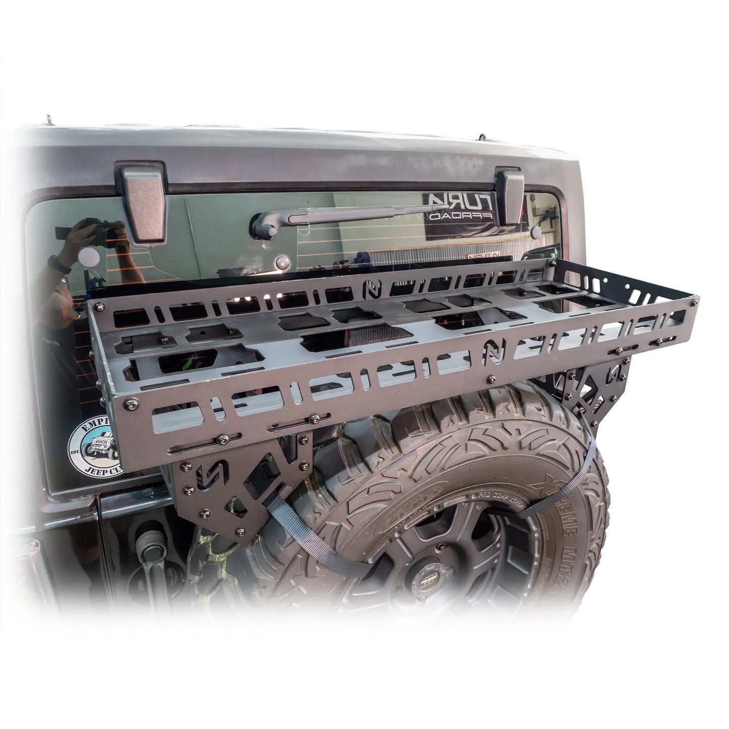 Turn Offroad Universal Spare Tire Storage Rack Turn Offroad