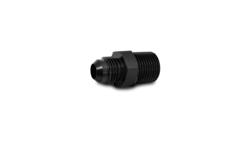 Vibrant Performance Straight Adapter Fitting, -3AN x 1/8in NPT, AN/NPT/ORB Performance Fluid Plumbing, for Performance Automotive Builds - Part 10291