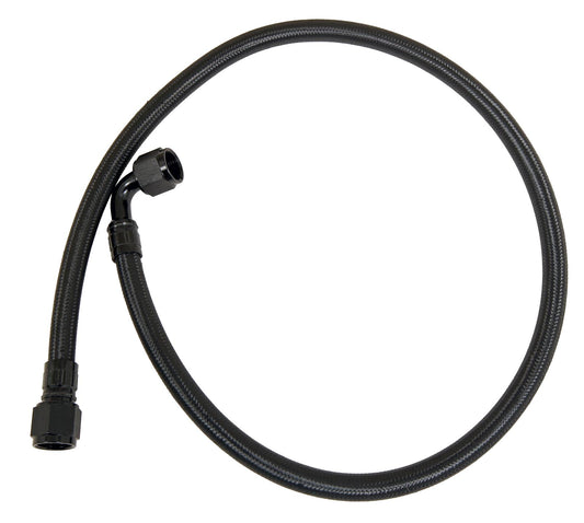 Vibrant Performance 36in PTFE Hose Assy with 8AN Female fittings STRAIGHT/90DEG, Performance Hose & Fluid/Air Plumbing - Part 29073