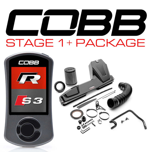 COBB Stage 1+ Redline Carbon Fiber Power Package With DSG /S Tronic Flashing MK7 Volkswagen Golf R VLK003001P-DSG-RED COBB