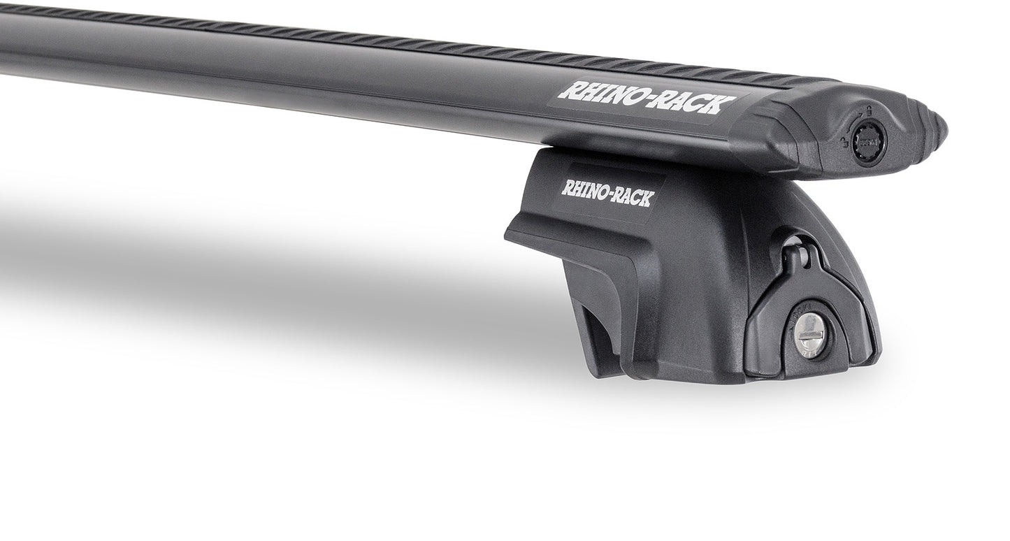Rhino-Rack 15-24 BMW X2/X5/X7 / Land Rover 5 Door SUV Vortex SX 2 Bar Roof Rack - Black