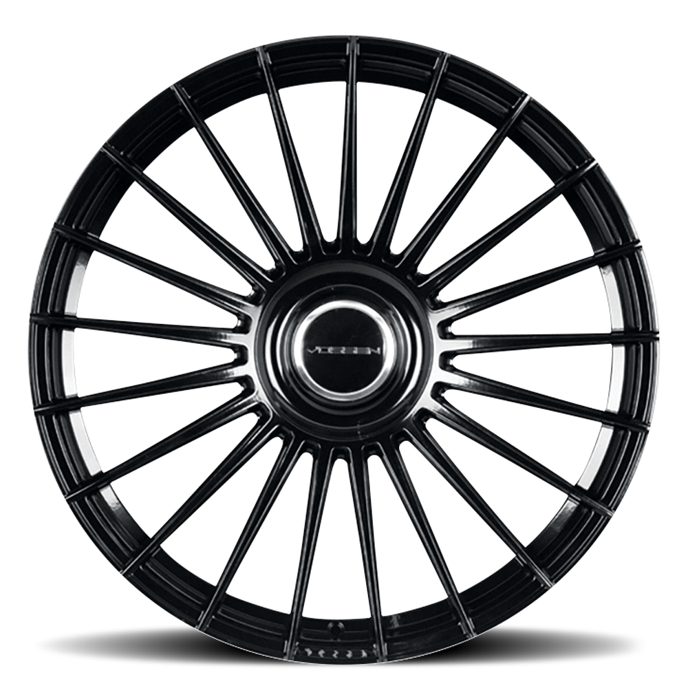 Vossen HF-8 22x10.5 / 5x112 BP / ET42 / 66.5 CB / Deep - Gloss Black Wheel- HF8-2M52