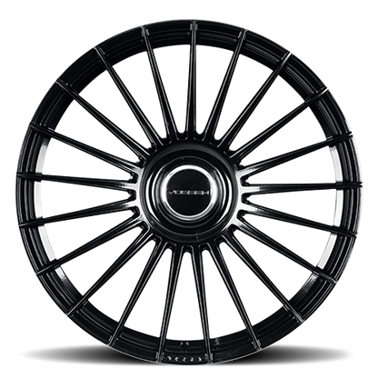 Vossen HF-8 24x10 / 5x120 BP / ET32 / 72.56 CB / Deep - Gloss Black Wheel- HF8-4B66