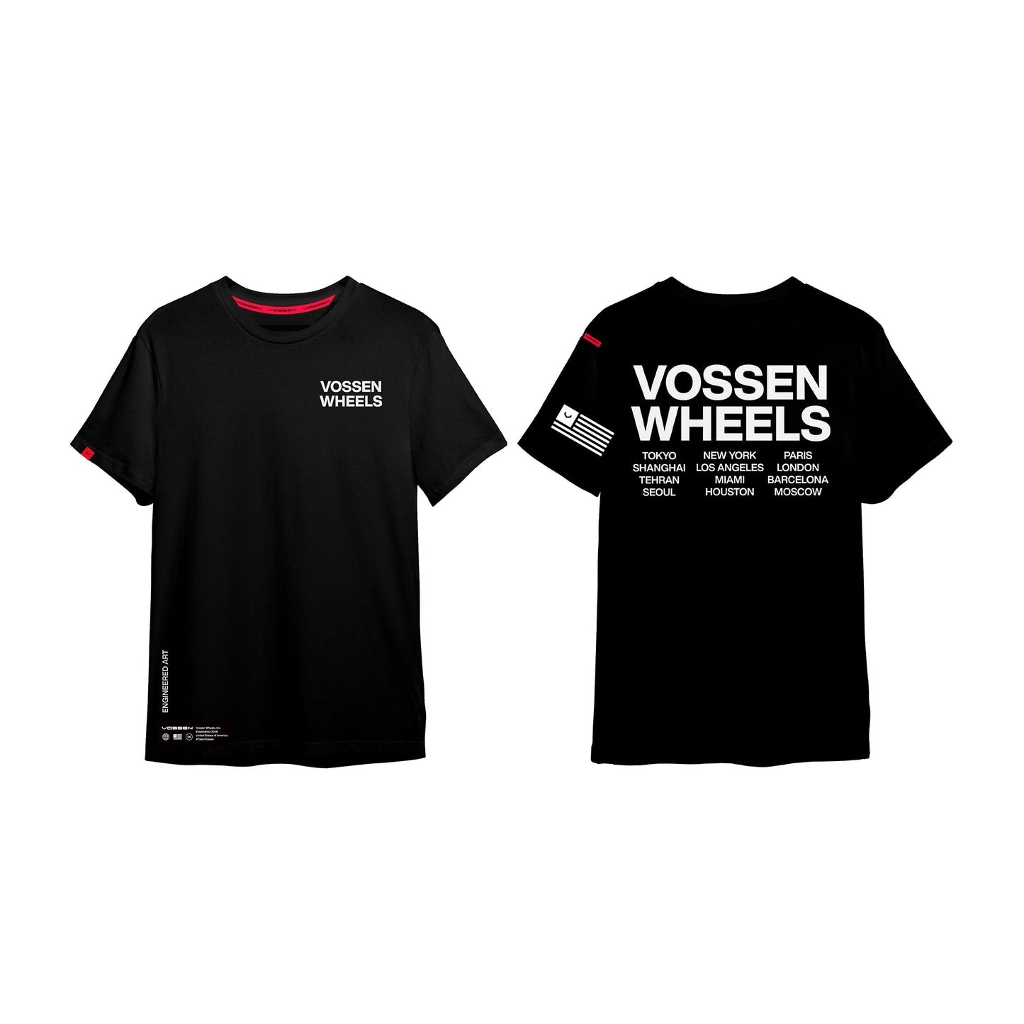 Vossen Cities Tee - Black - Small