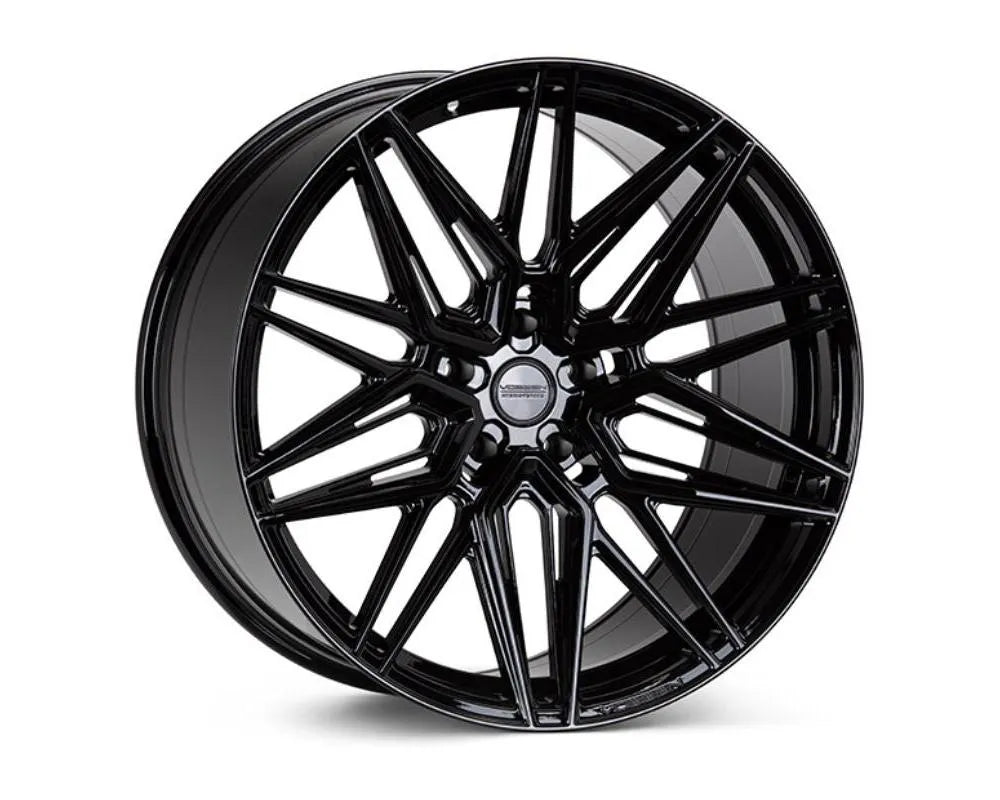 Vossen HF-7 20x10 / 5X127 / ET -18 / Super Deep / 71.5 - Gloss Black Wheel