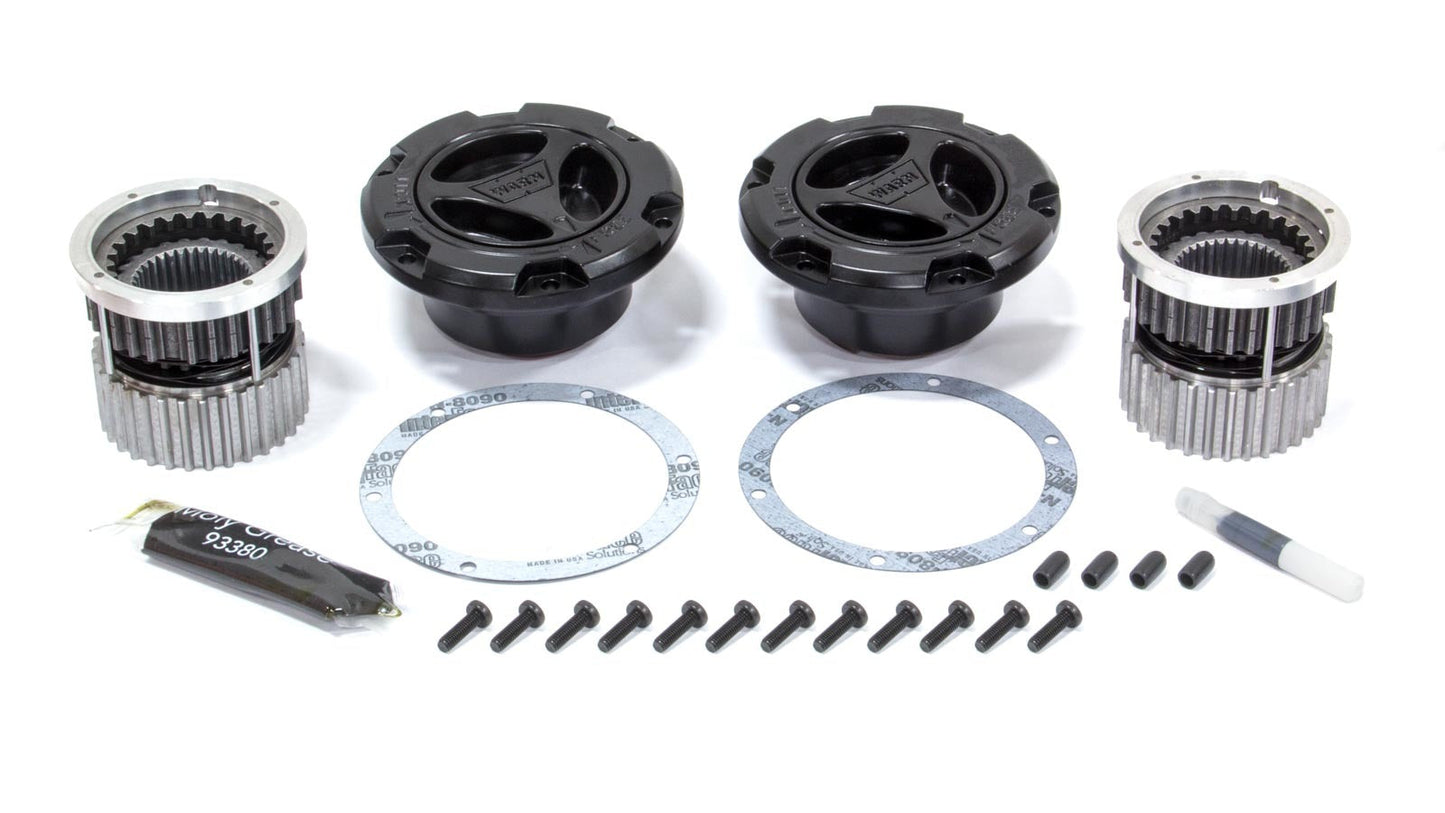 Hubs 05- Ford Super Duty Black WARN